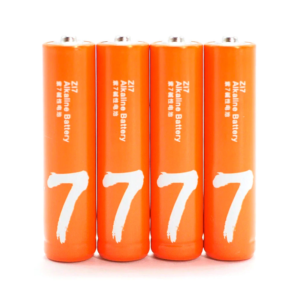 Батарейки алкалиновые ZMI Rainbow Zi7, AAA, 4 шт., оранжевые